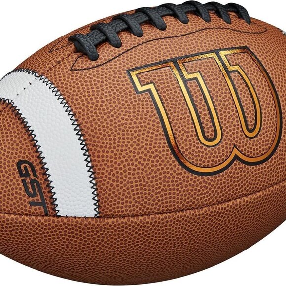 WILSON GST Composite Football - Tan - Picture 4 of 9